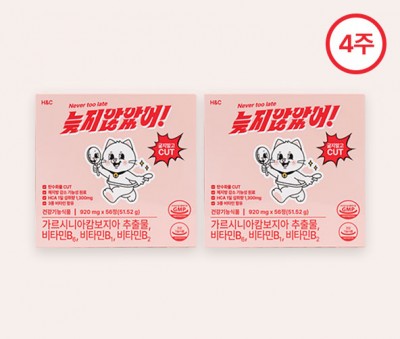 늦지않았어! 다이어트보조제 4주 구성